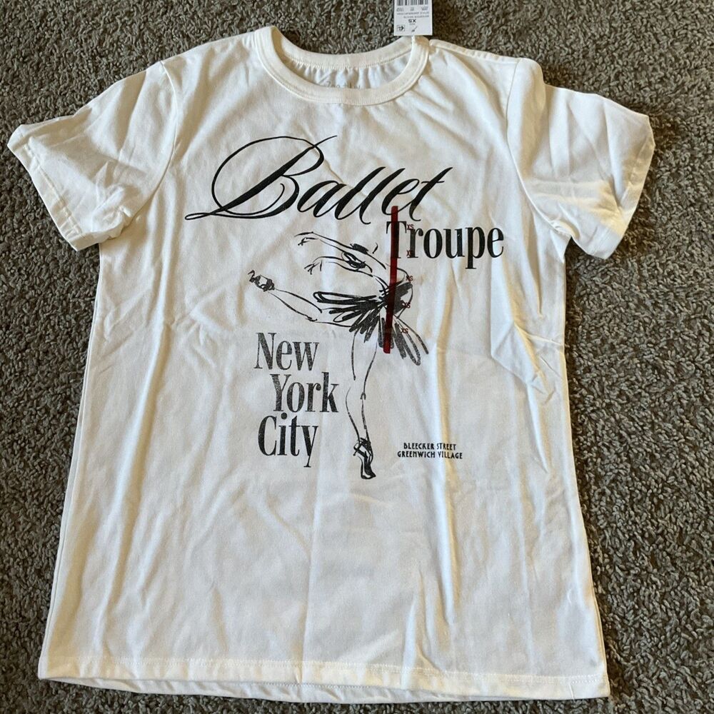 Zoe + LiV Ballet Troupe New York City Greenwich Bleeker NYC T Tee Shirt NWT